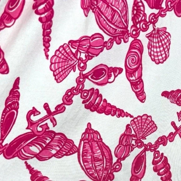 LILLY PULITZER PATTY FALLIN IN LOVE A LITTLE SEASHELL V NECK SLEEVELESS DRESS - Picture 12 of 12